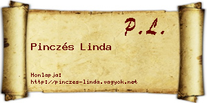 Pinczés Linda névjegykártya